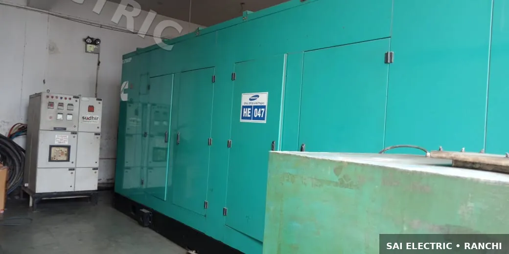 DG Set on Hire in India | Silent Diesel Generator — Sai Electric 24 750 kVA Silent diesel DG set on hire from Sai Electric, Ranchi — fleet photo 24