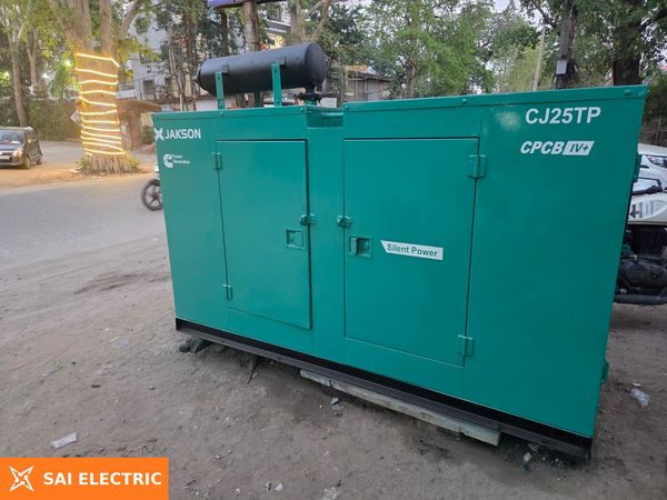 25 kVA Jakson silent DG set on hire in Ranchi | Sai Electric 25 kVA Jakson silent DG set on hire from Sai Electric, Ranchi — fleet photo 24