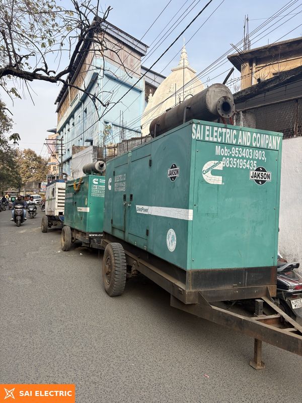 Jakson silent DG set on hire in Ranchi | Sai Electric Jakson silent DG set on hire from Sai Electric, Ranchi — fleet photo 26