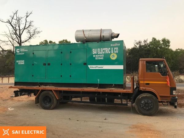 500 kVA Sudhir mobile DG set (generator van) on hire — Sai Electric, Ranchi Mobile DG set (generator van) on hire from Sai Electric, Ranchi — fleet photo 9